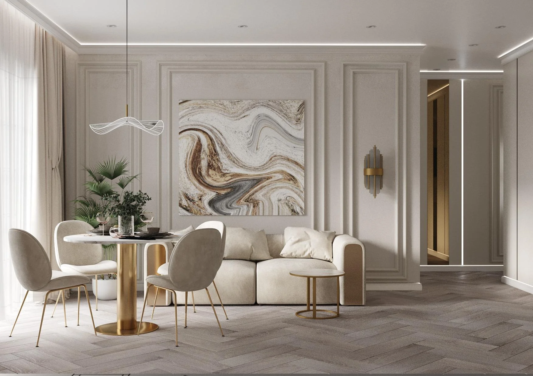 Рендер ЖК City Bay: интерьер